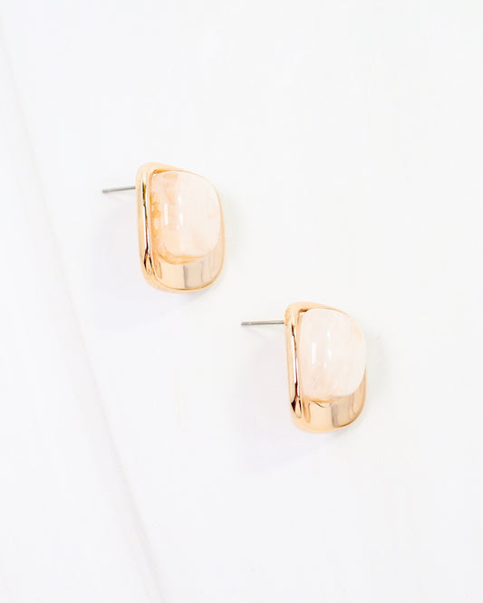 Waterbury Stud Earring Ivory