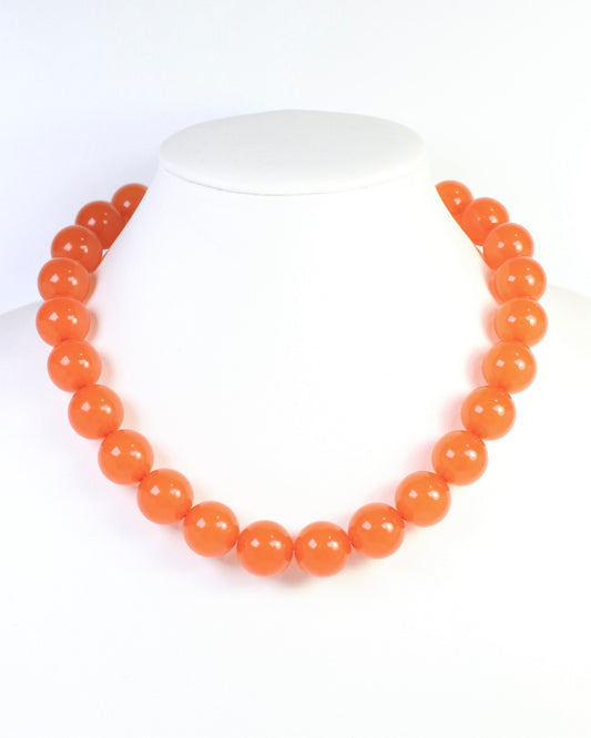 Chelsea Beaded Necklace Pumpkin