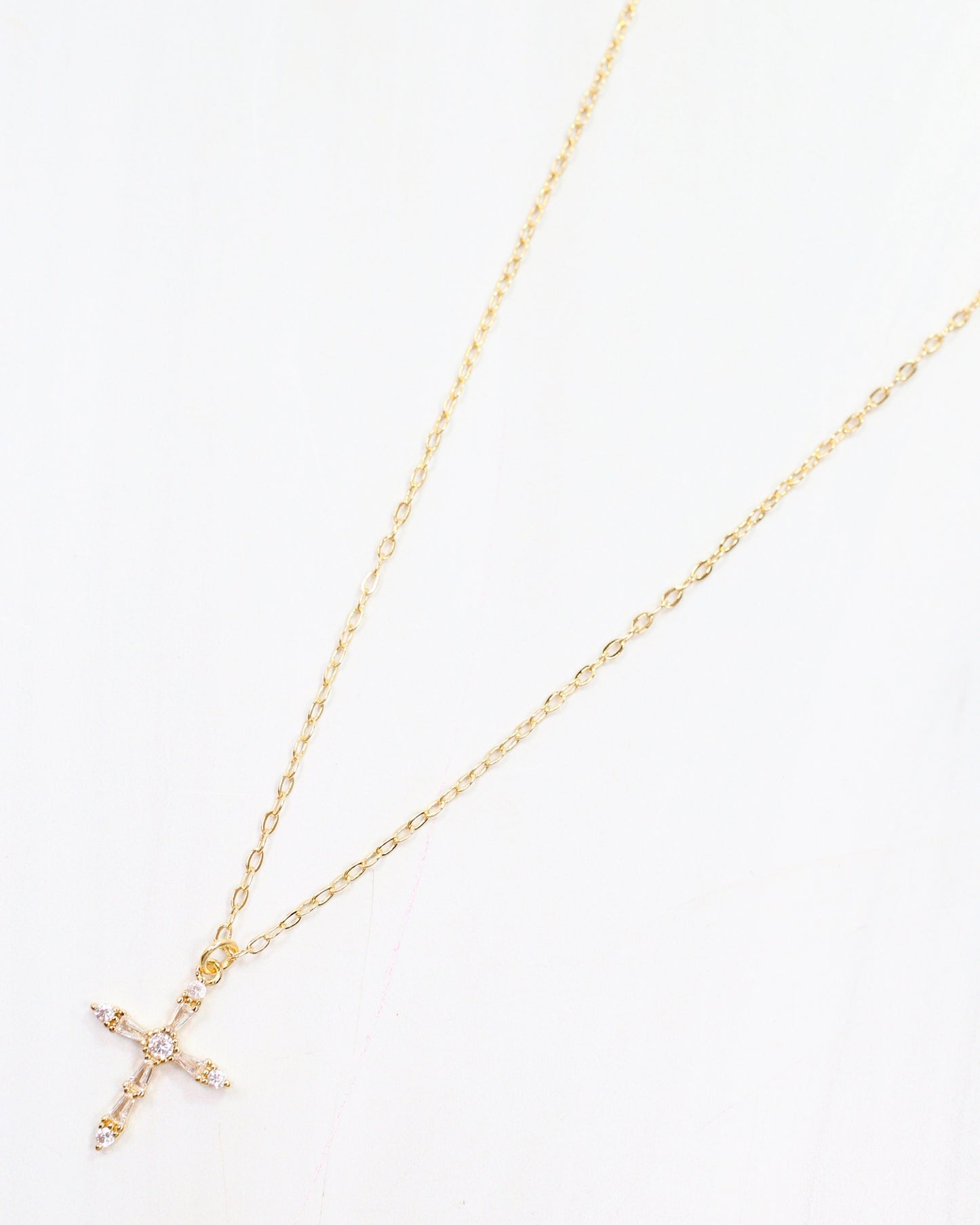 Wilson Cross Necklace Gold