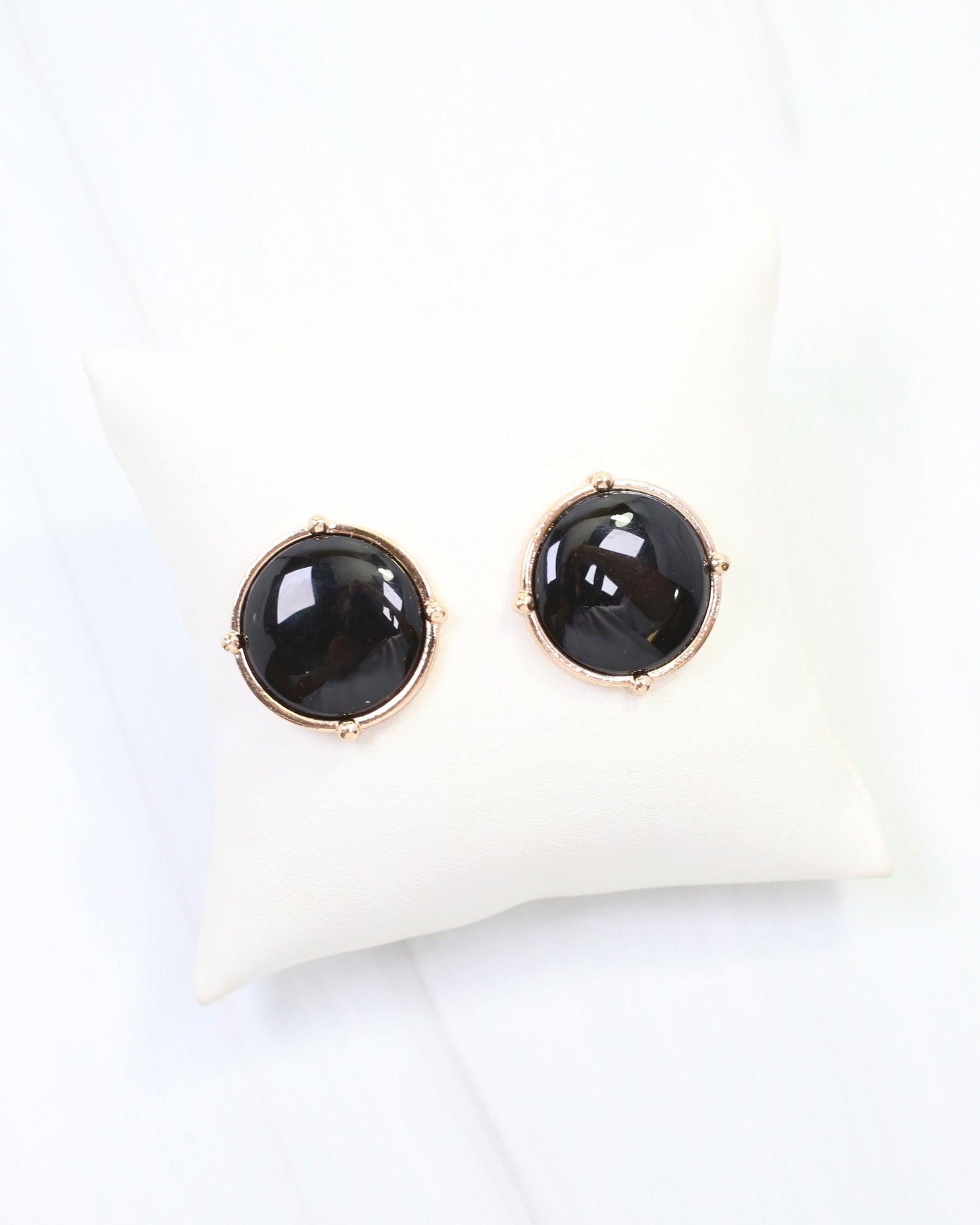McKinley Stud Earring Black