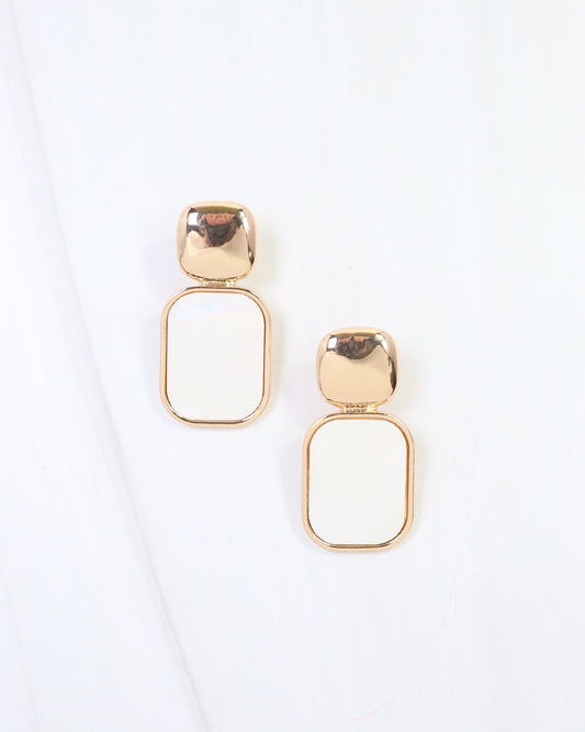 Benton Harbor Drop Earring Mother Of Pearl