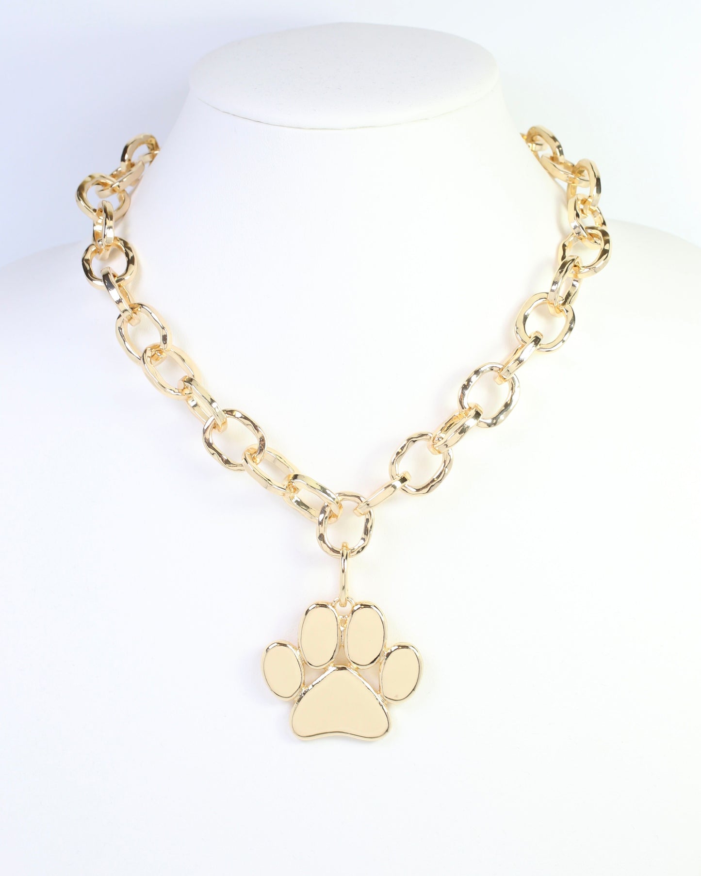 Chelsey Charm Paw Print Gold