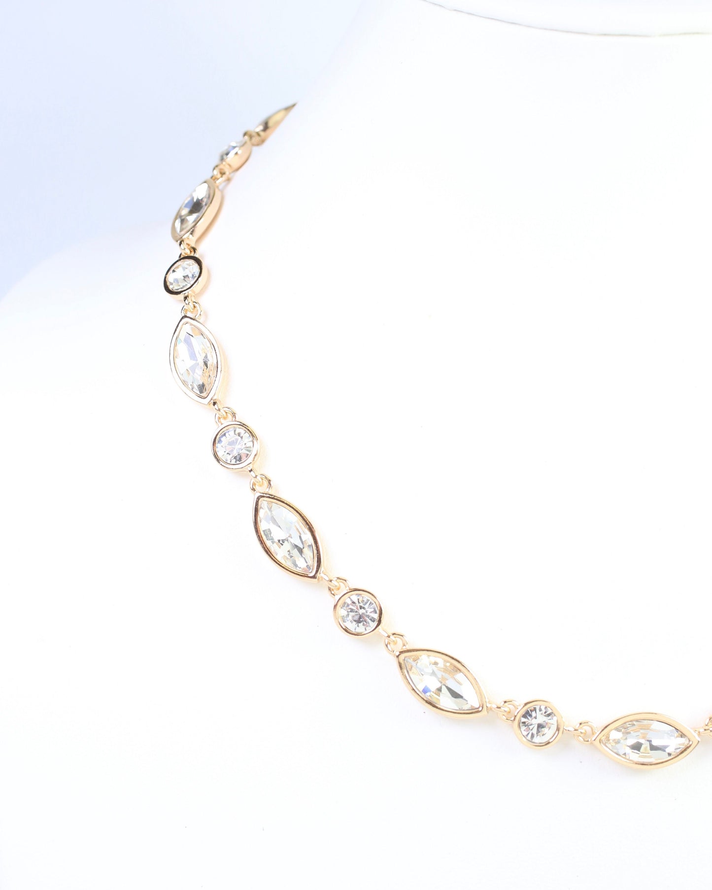 Harding Crystal Necklace Clear
