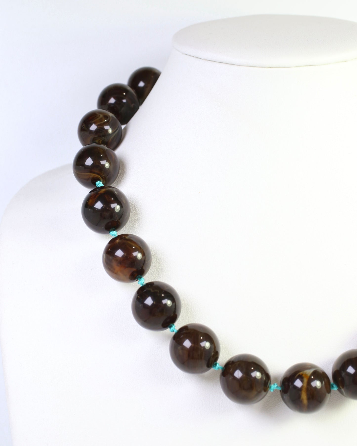 Deermont Beaded Necklace Brown