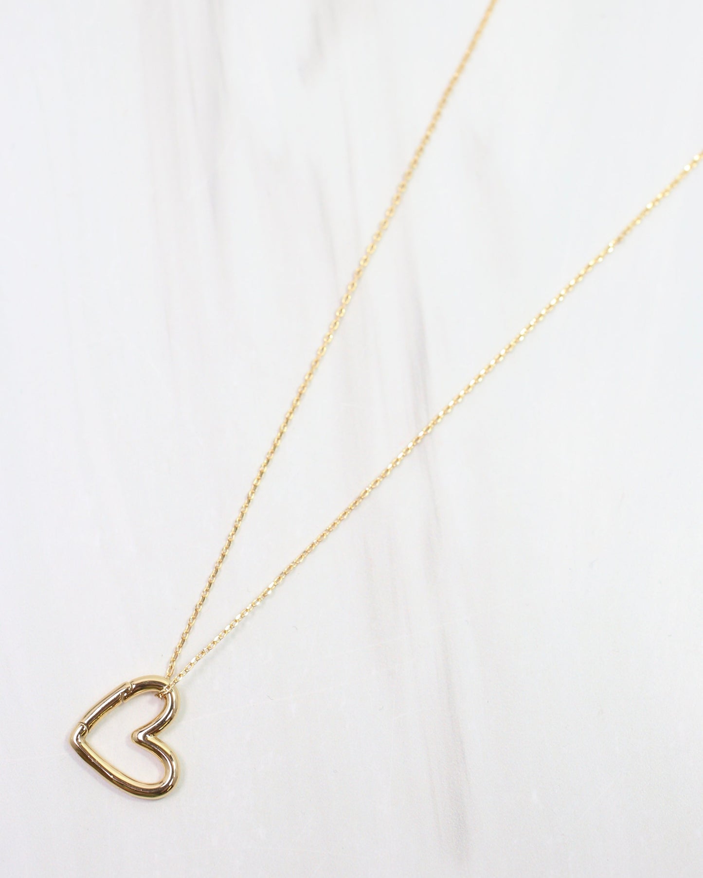 Estela Heart Necklace WR Gold