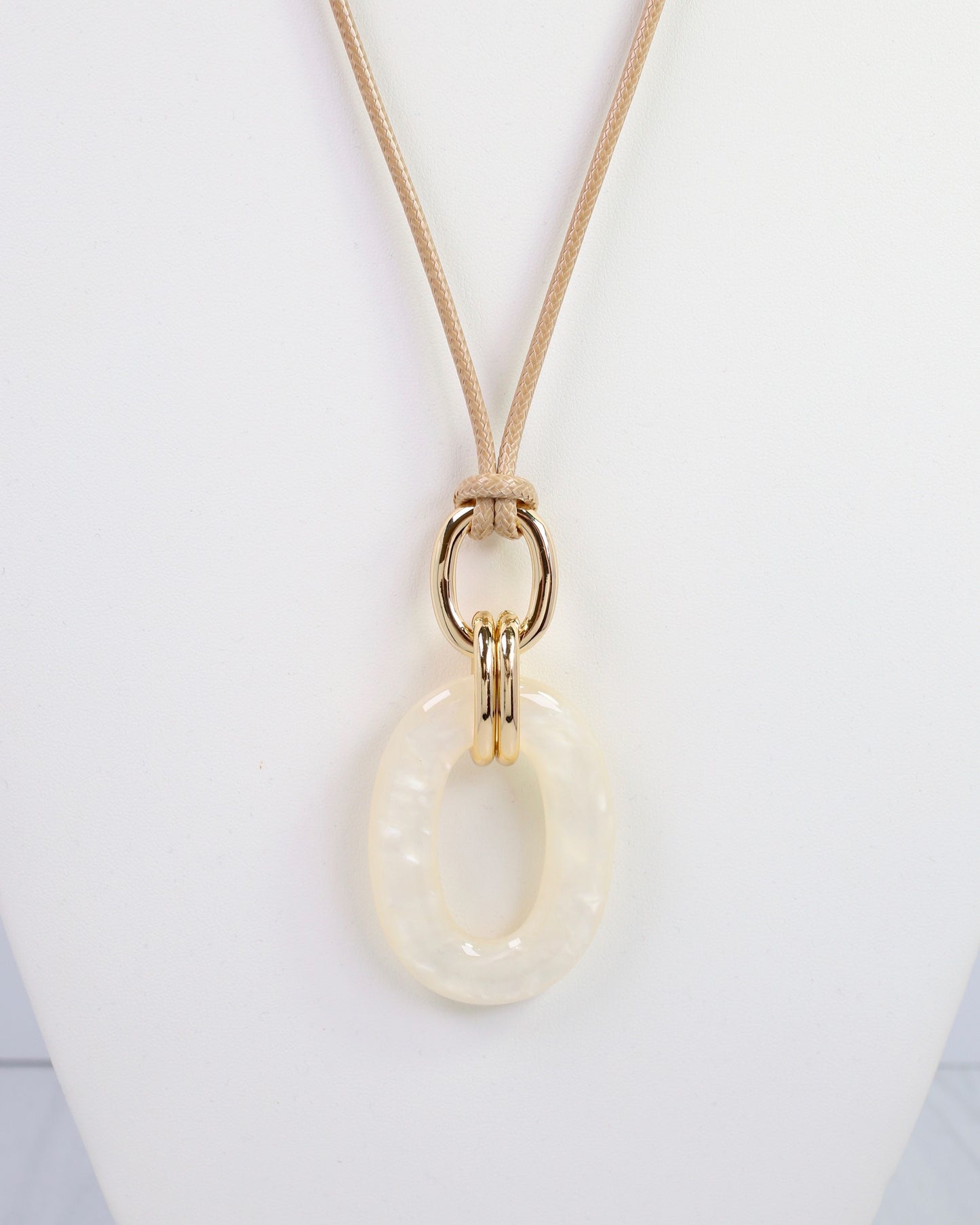 Laguna Beach Cord Necklace Natural