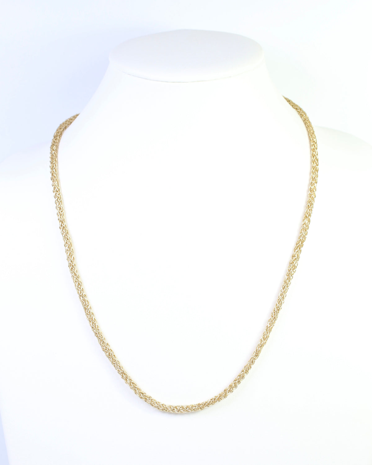 Cameron Woven Cord Necklace Gold