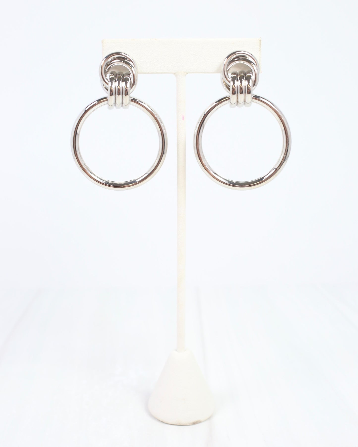 Freddie Drop Earring Silver