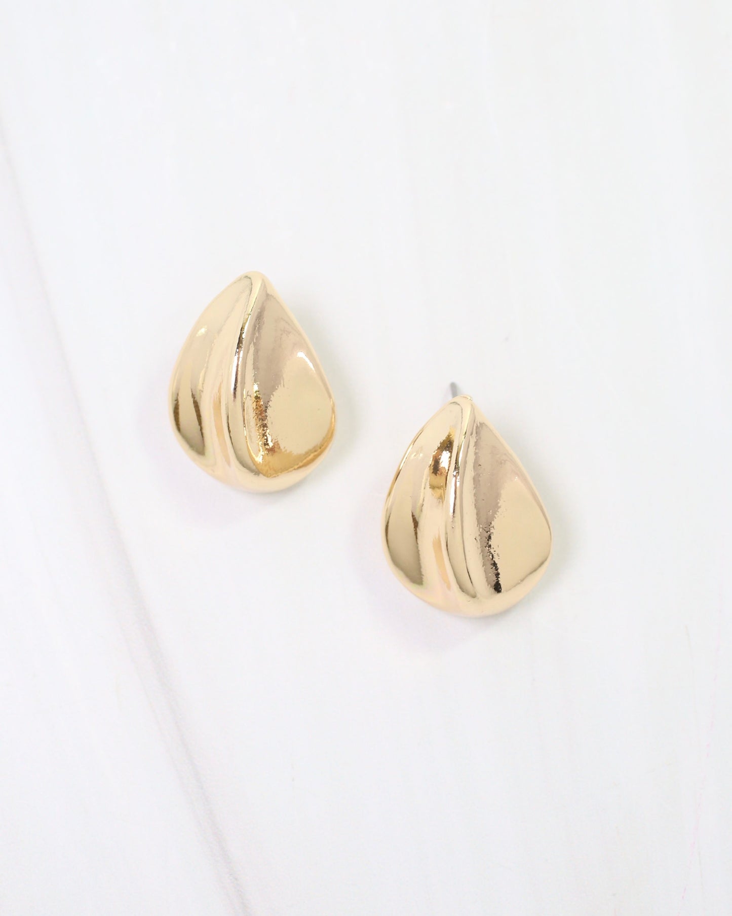 Morehead Teardrop Post Earring Gold