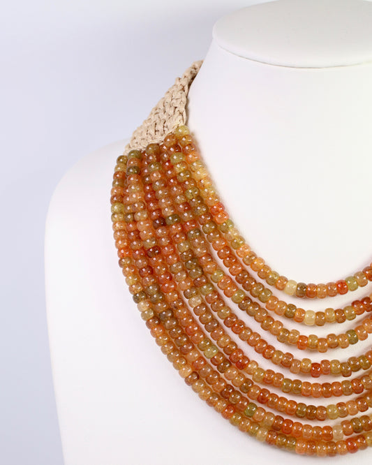 Ironwood Multi Layered Beaded Necklace Tortoise