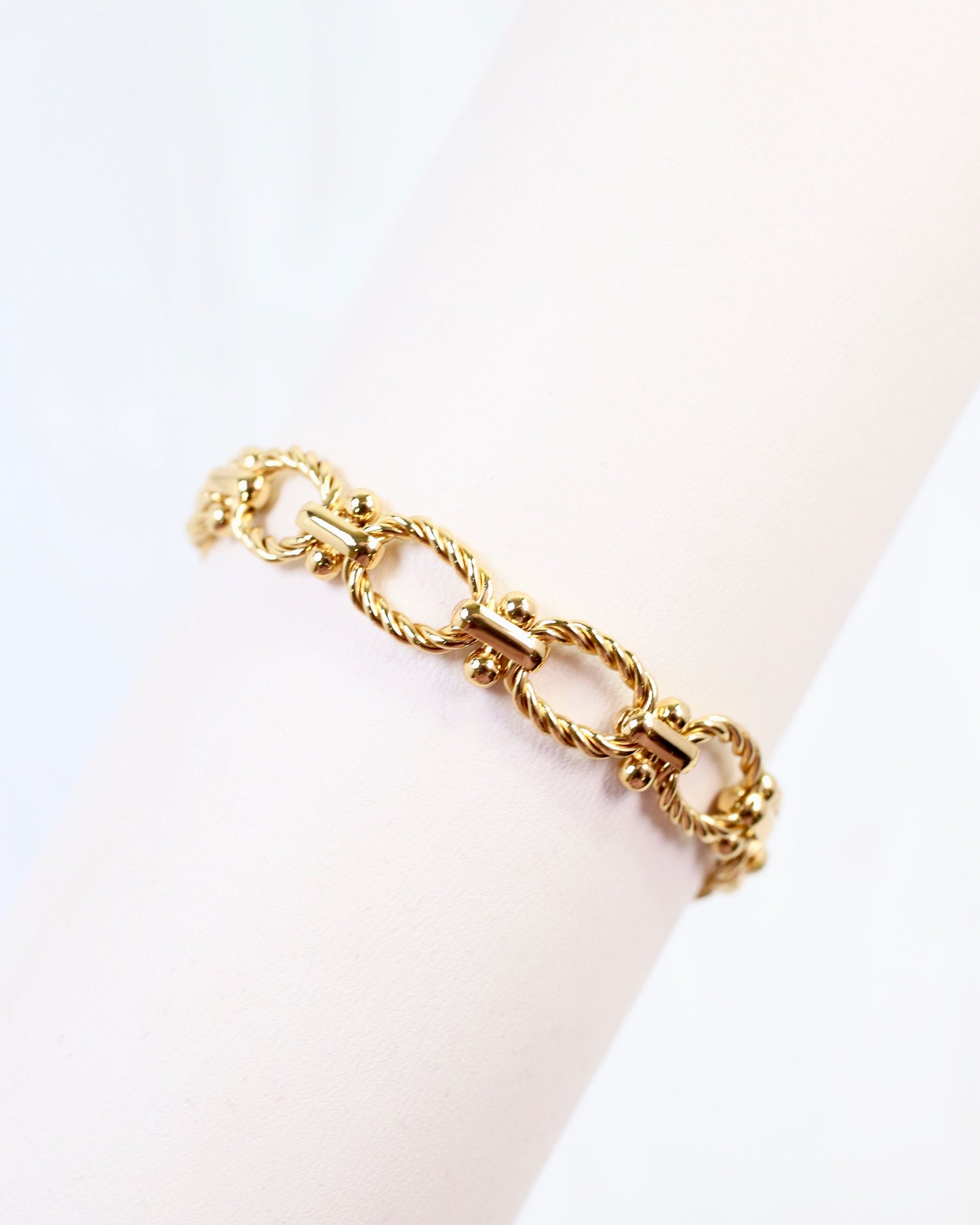 Kingston Twisted Link Bracelet WP Gold