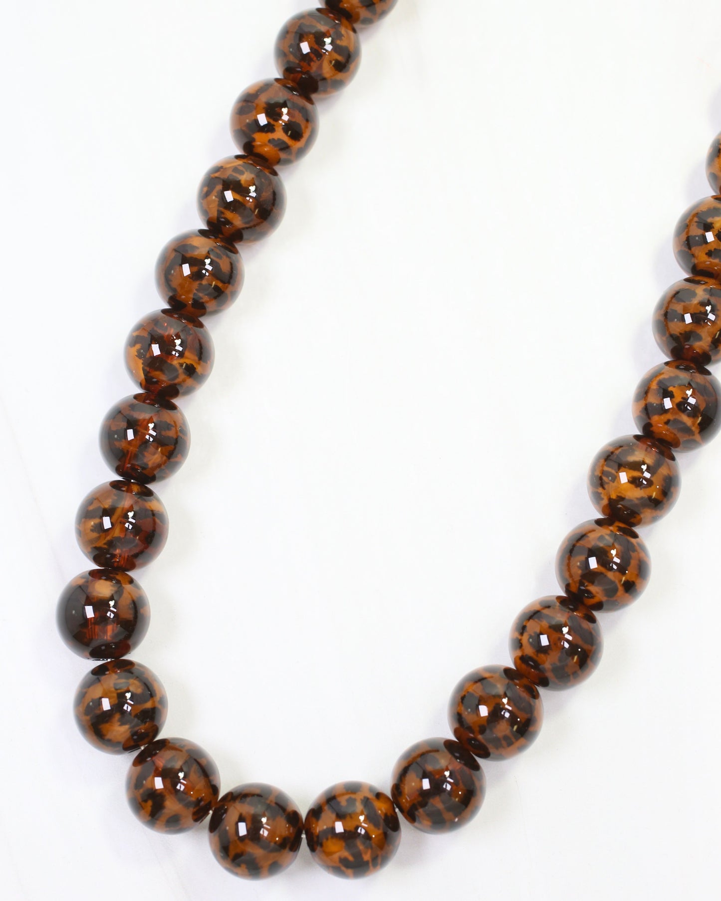 Maclarin Beaded Necklace Tortoise