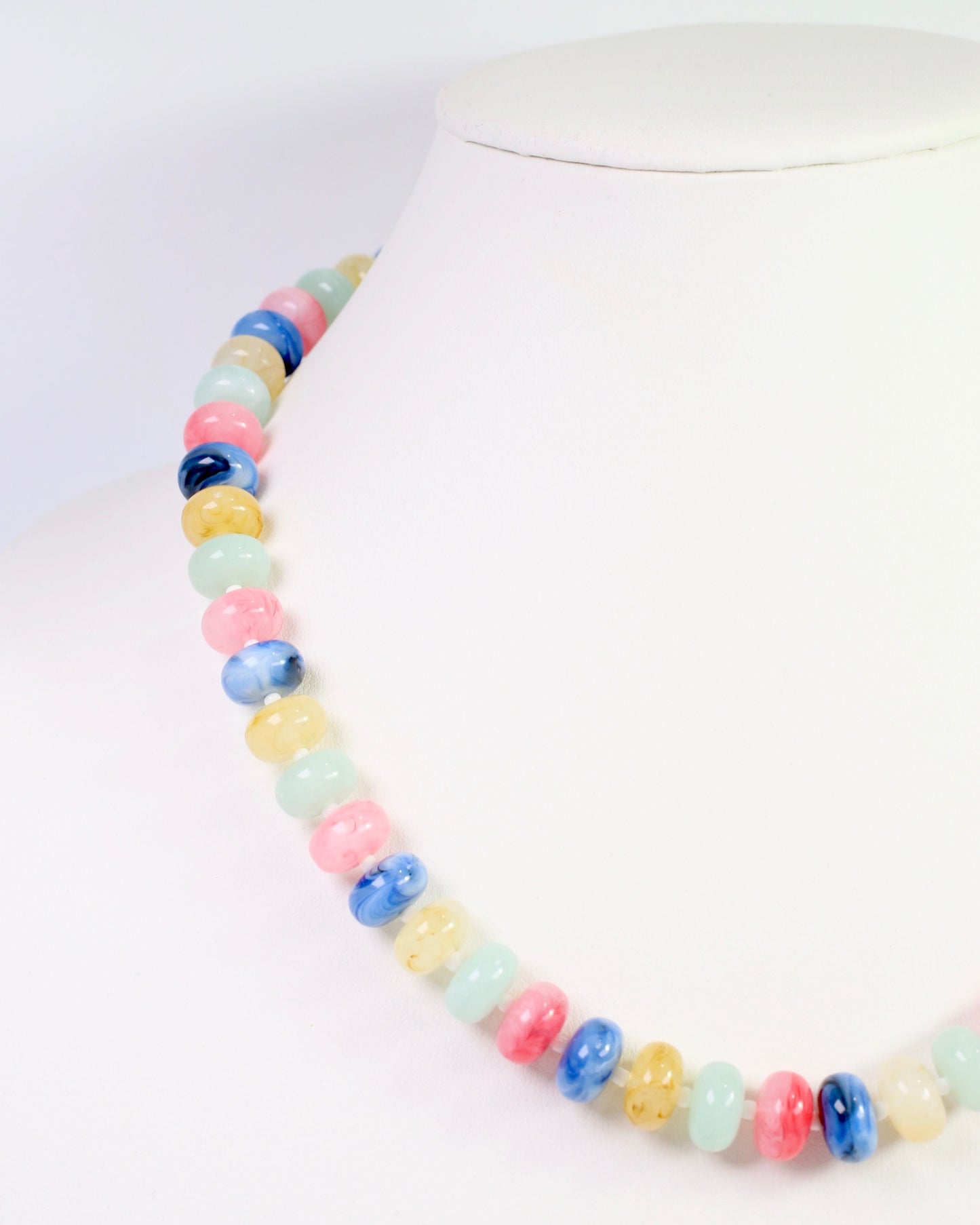 Reno Marble Beaded Necklace Multi