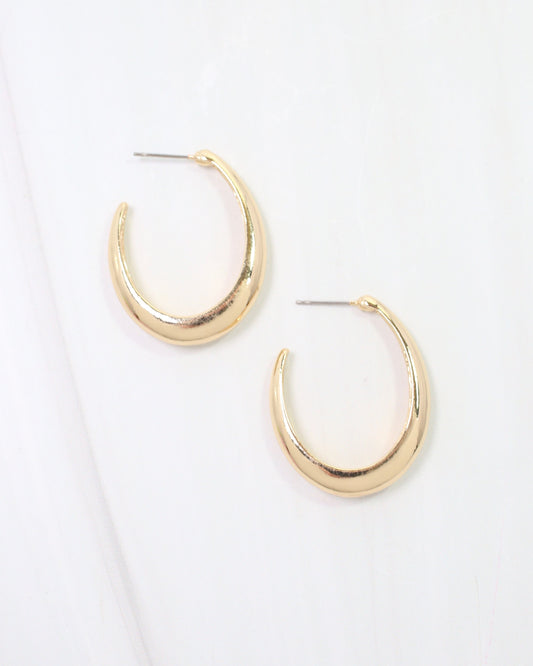 Stillwater Hoop Earring Gold
