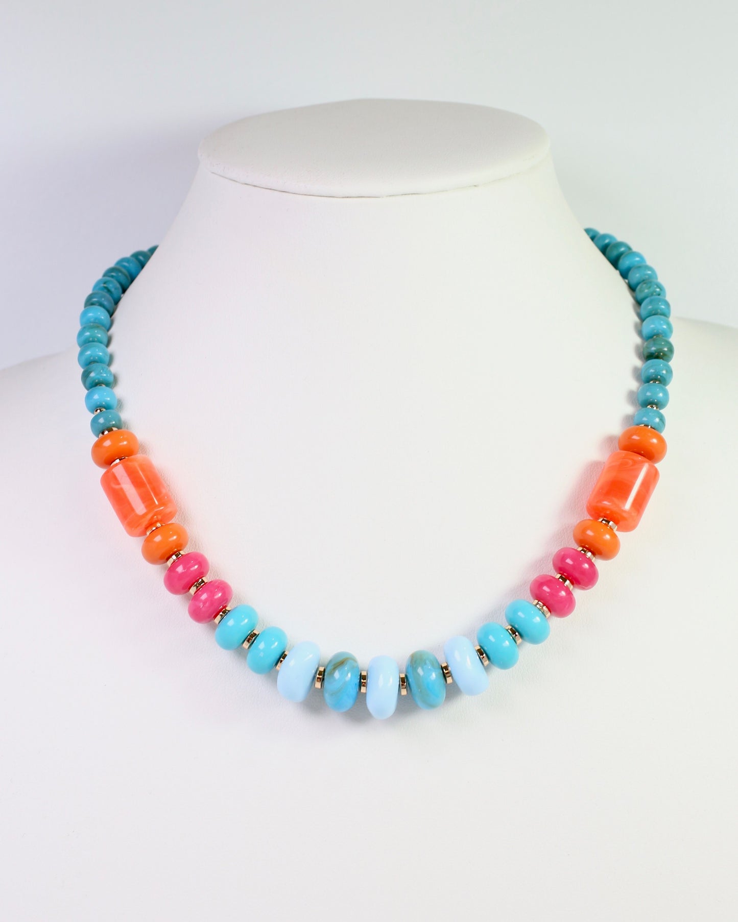 Andria Beaded Necklace Multi