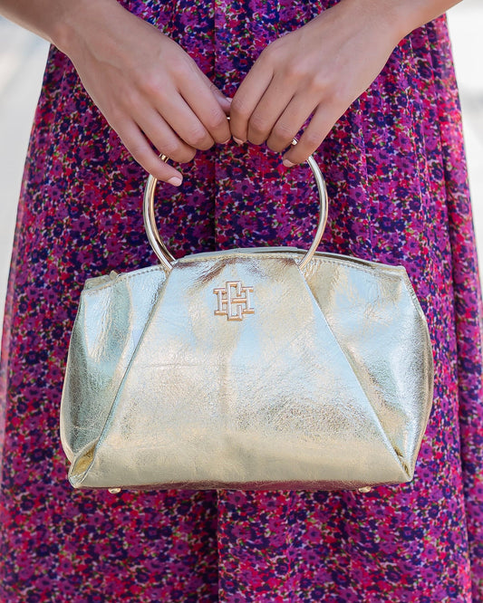 Brooks Bag with Rings Glimmer Gold