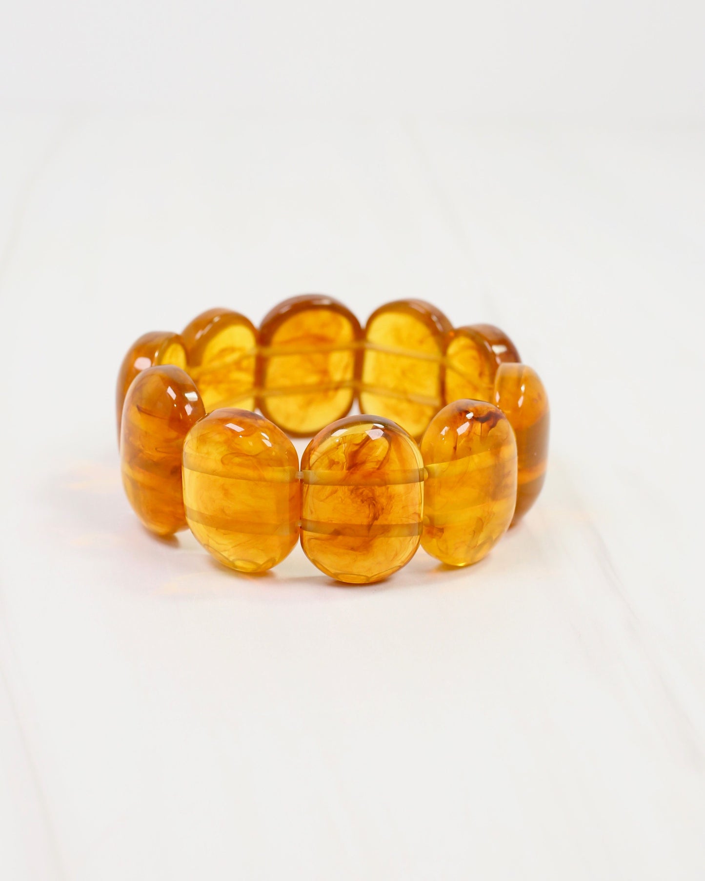 Berlin Oval Stetch Bracelet Tortoise