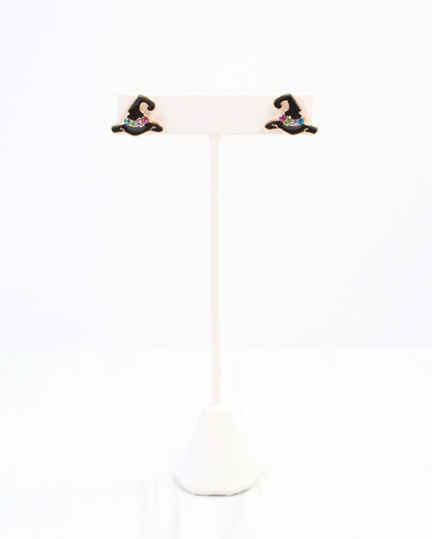 Witchful Thinking Stud Earring Black