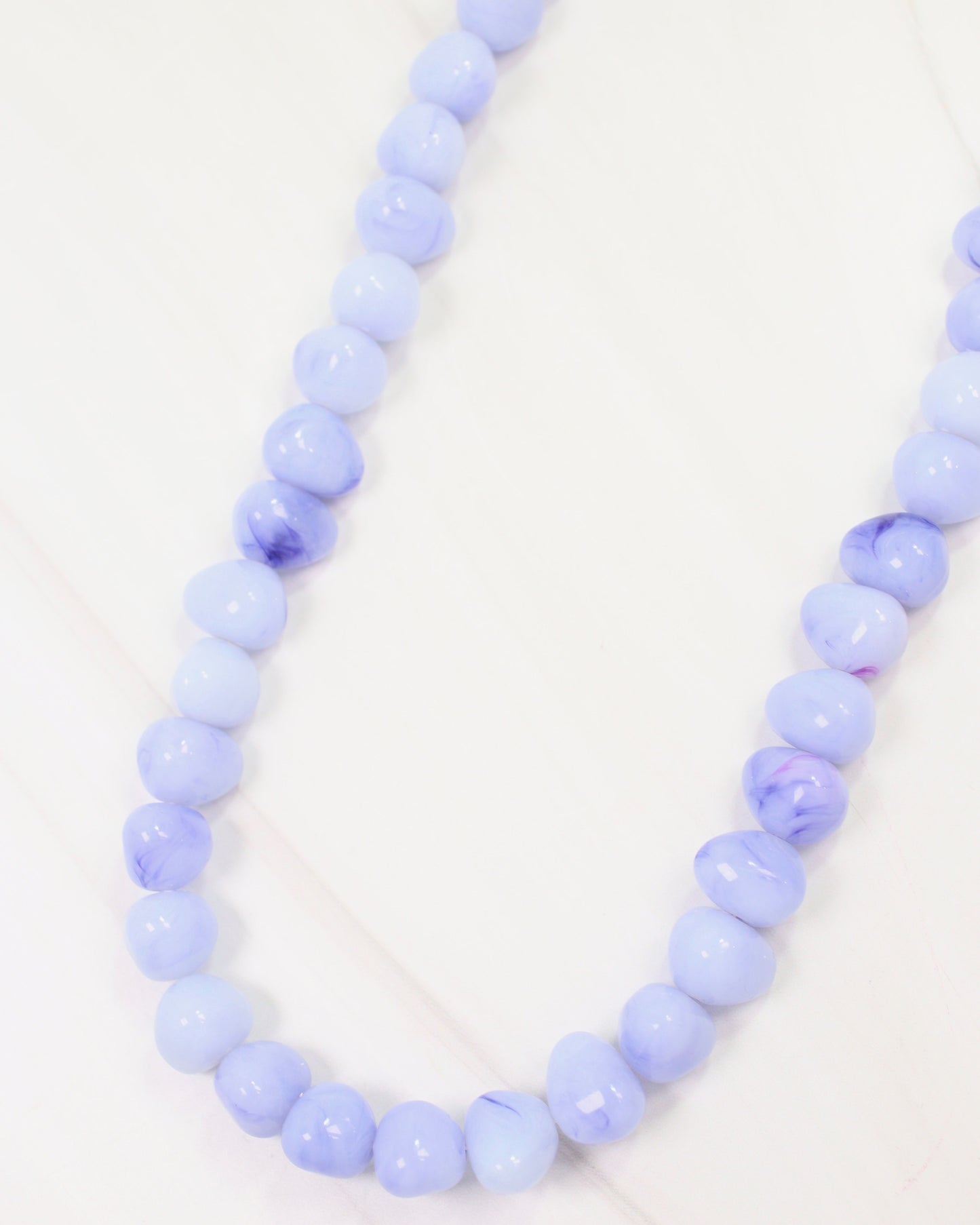 Cesena Beaded Necklace Periwinkle