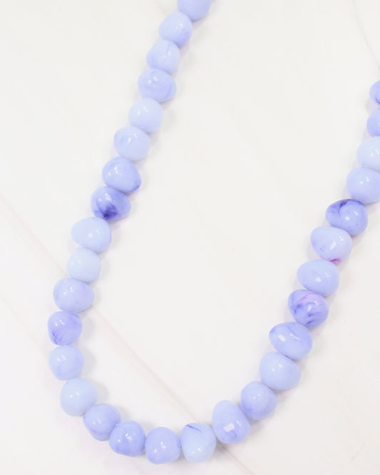 Cesena Beaded Necklace Periwinkle
