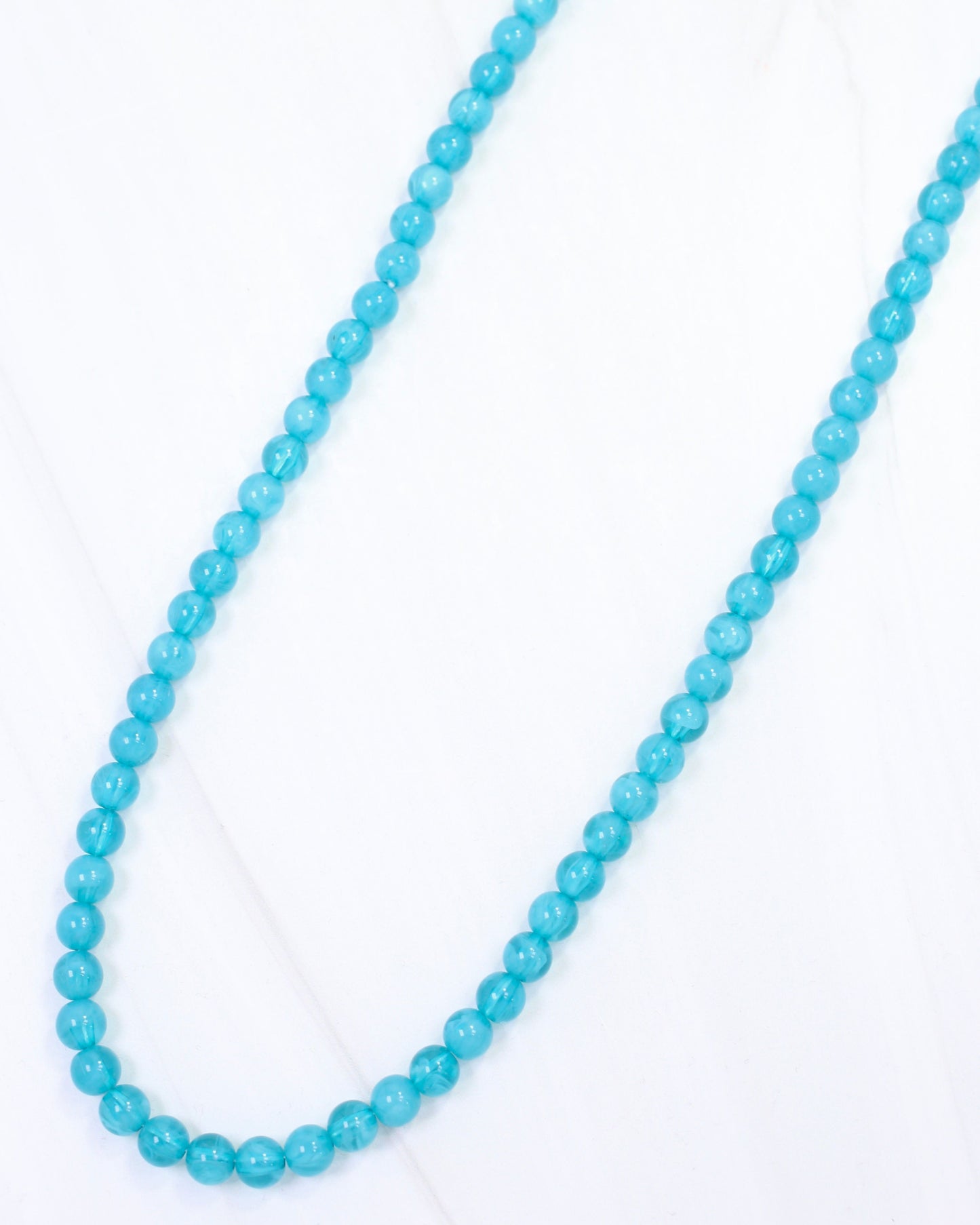 McEwen Long Beaded Necklace Turquoise