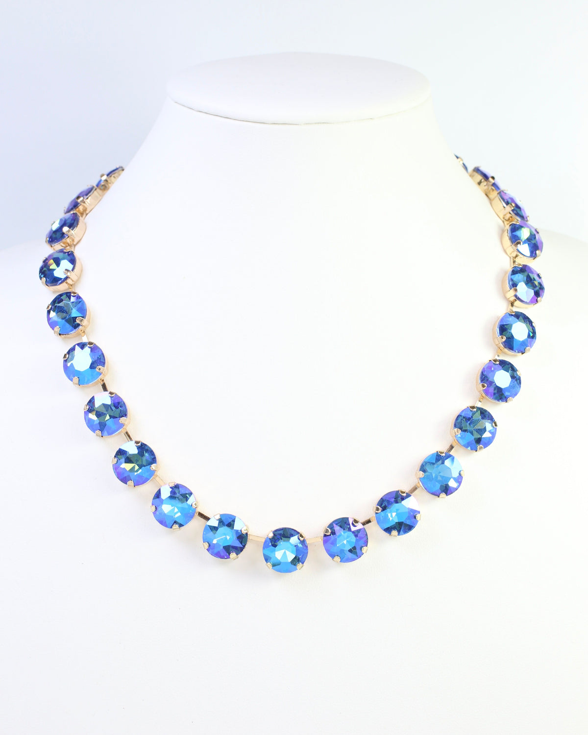 Fairchild Rhinestone Necklace Blue AB
