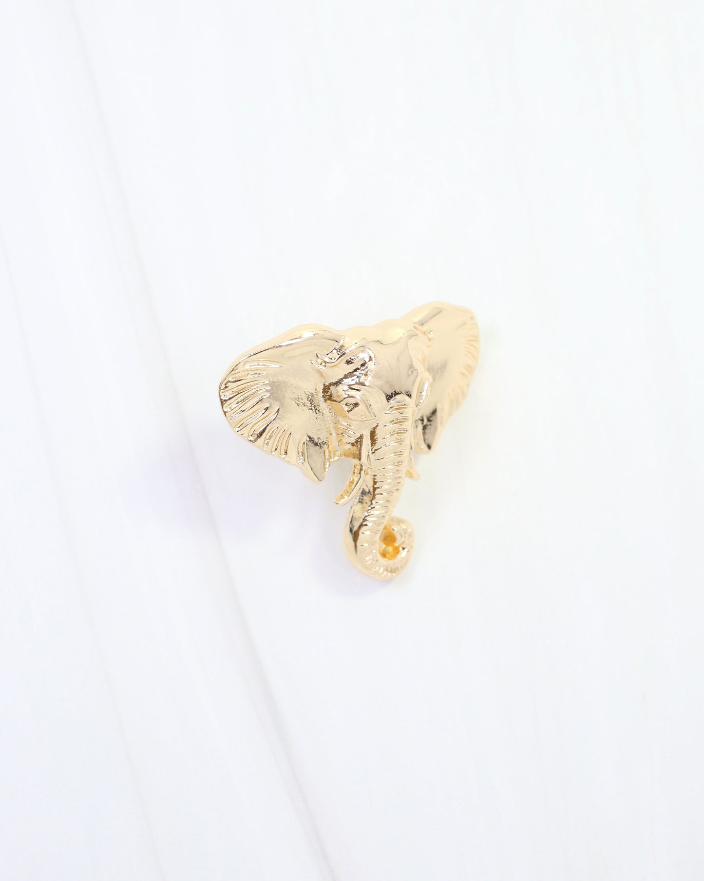 Sally Scarf Slide Elephant Gold