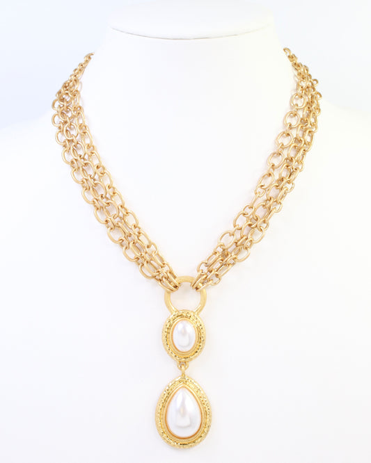 Hailken Pearl Pendant Necklace WRVG