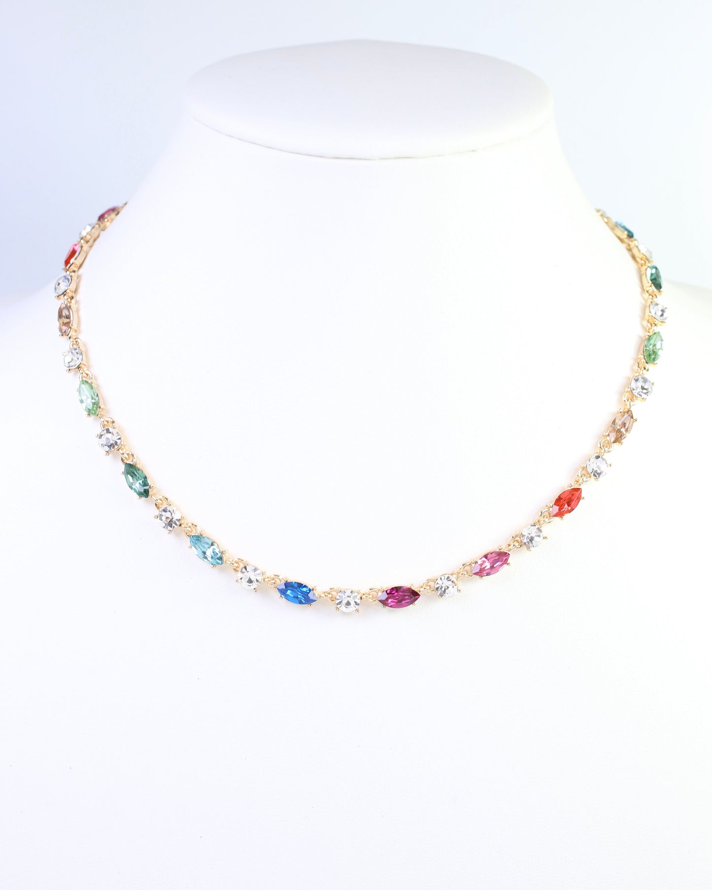Charlie Crystal Necklace Multi