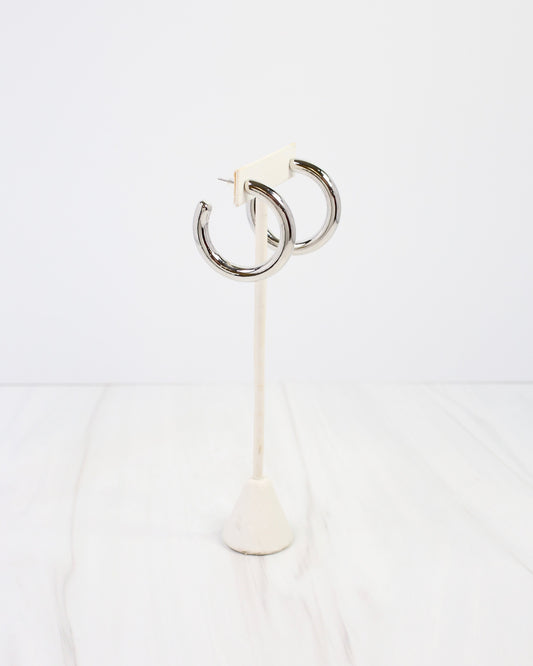 Alexandria Hoop Earring Silver