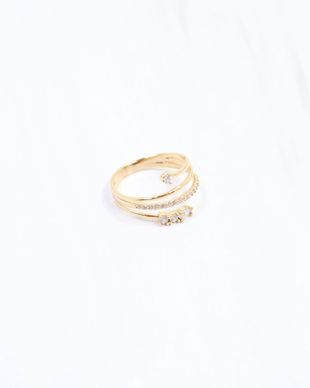 Odel CZ Ring WR Gold