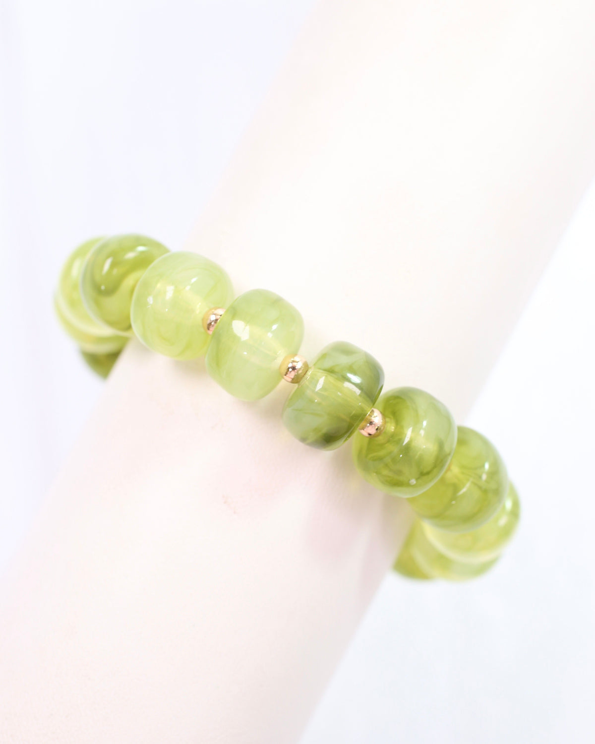 Tanner Beaded Bracelet Olive