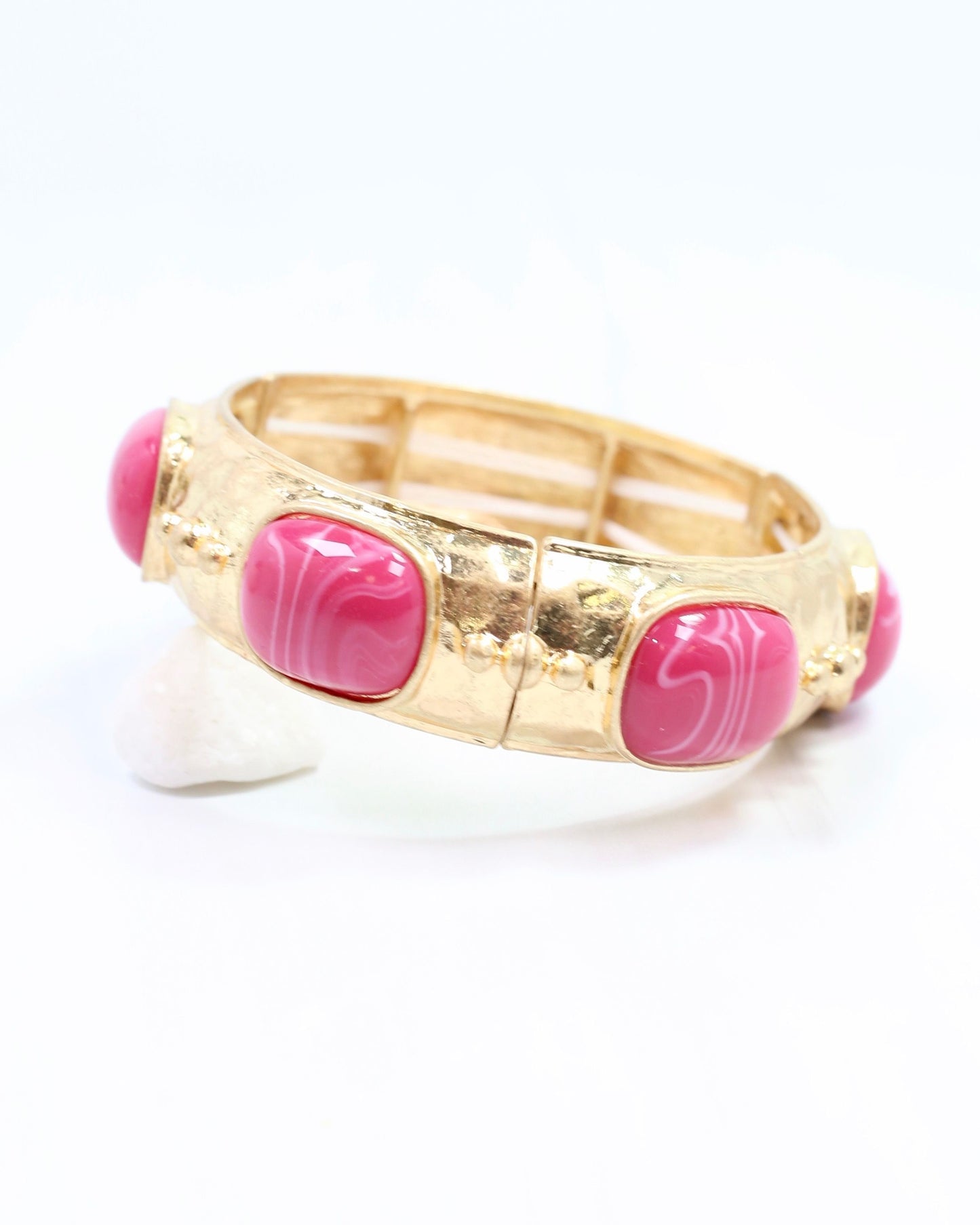 Tally Stretch Bracelet Pink