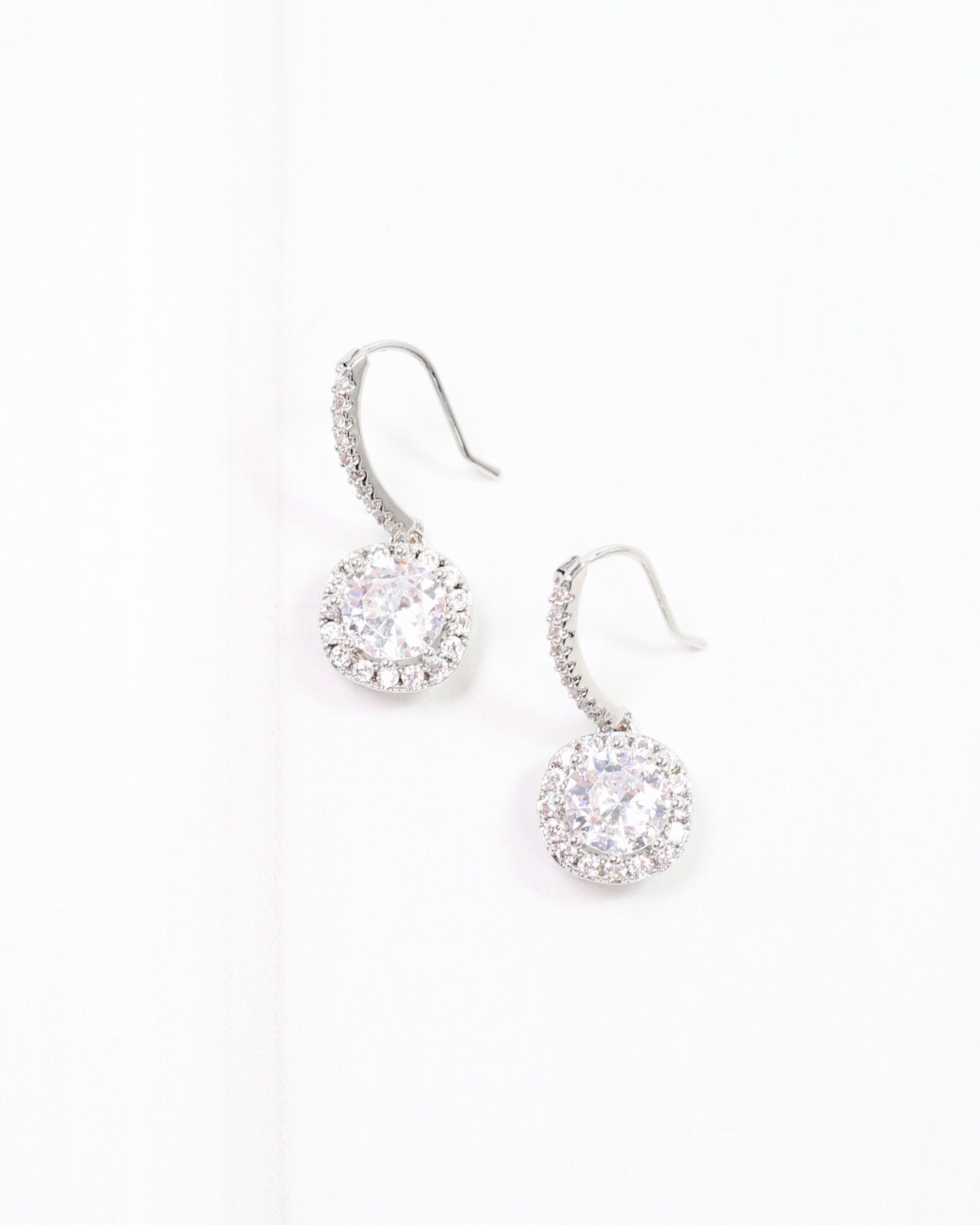 Frederika Fish Hook Earring Silver