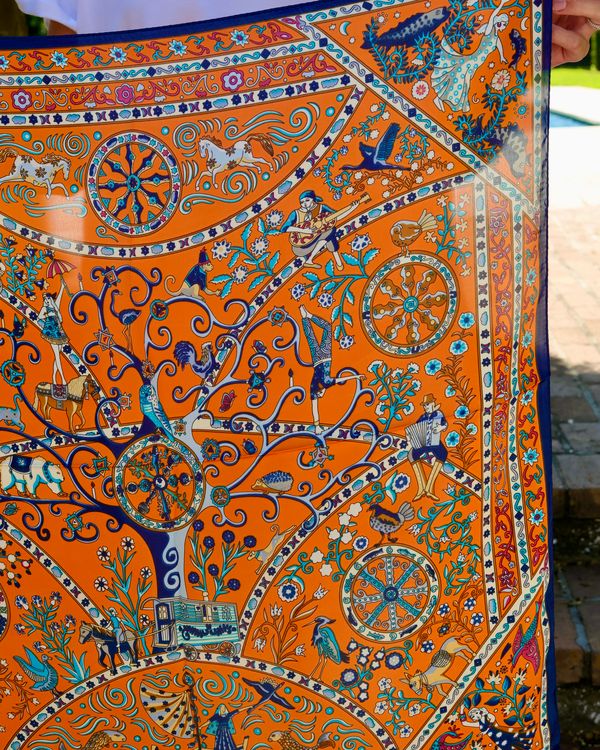 Queen of Sheba Scarf Orange