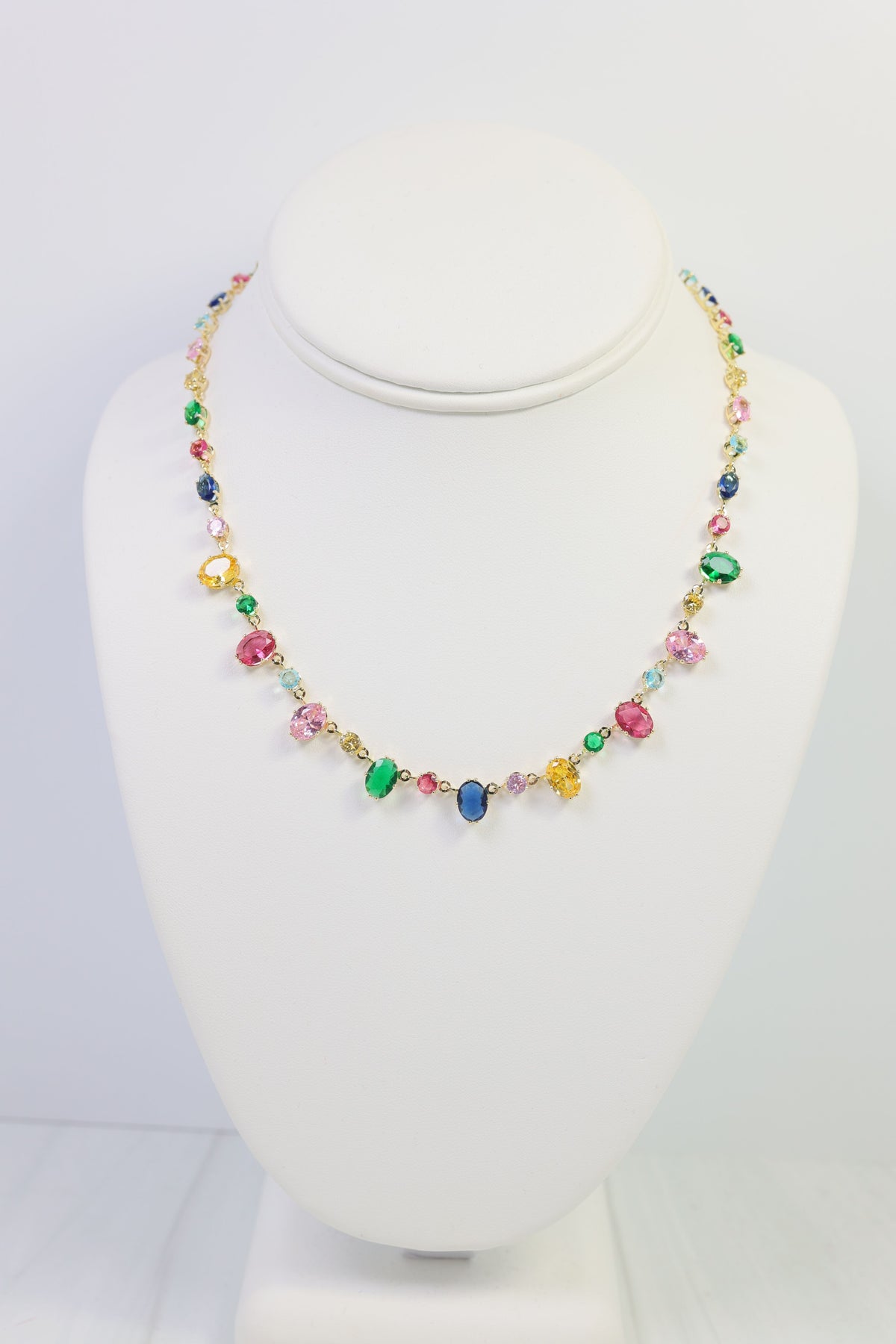 St Regis Crystal Necklace WP Multi