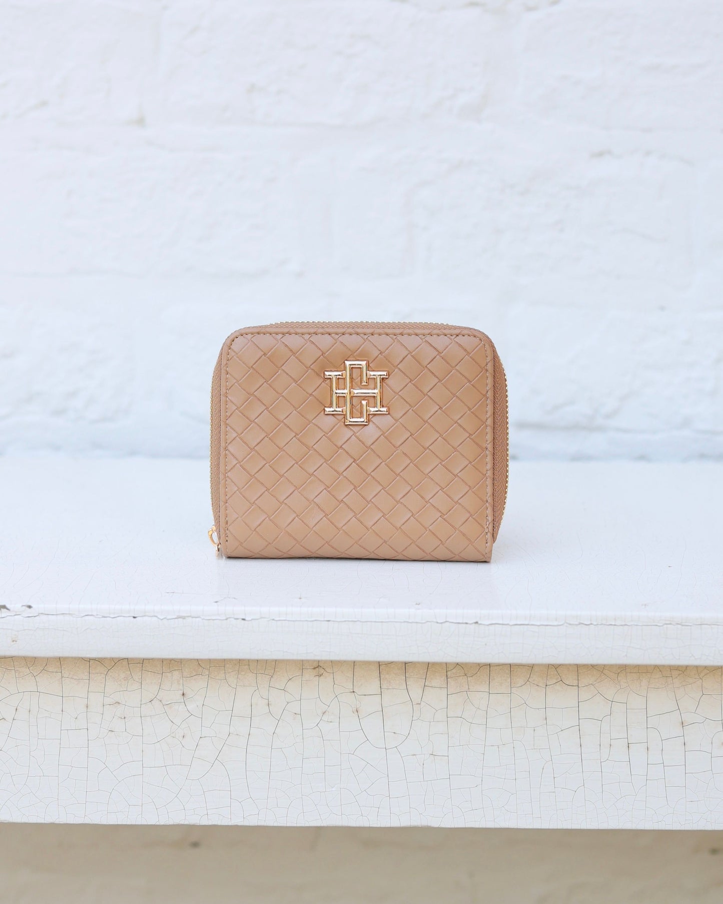Blakely Wallet Woven Tan