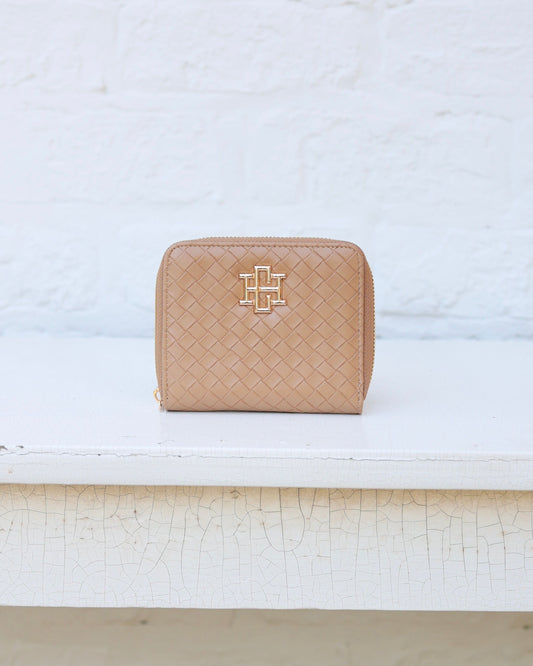 Blakely Wallet Woven Tan