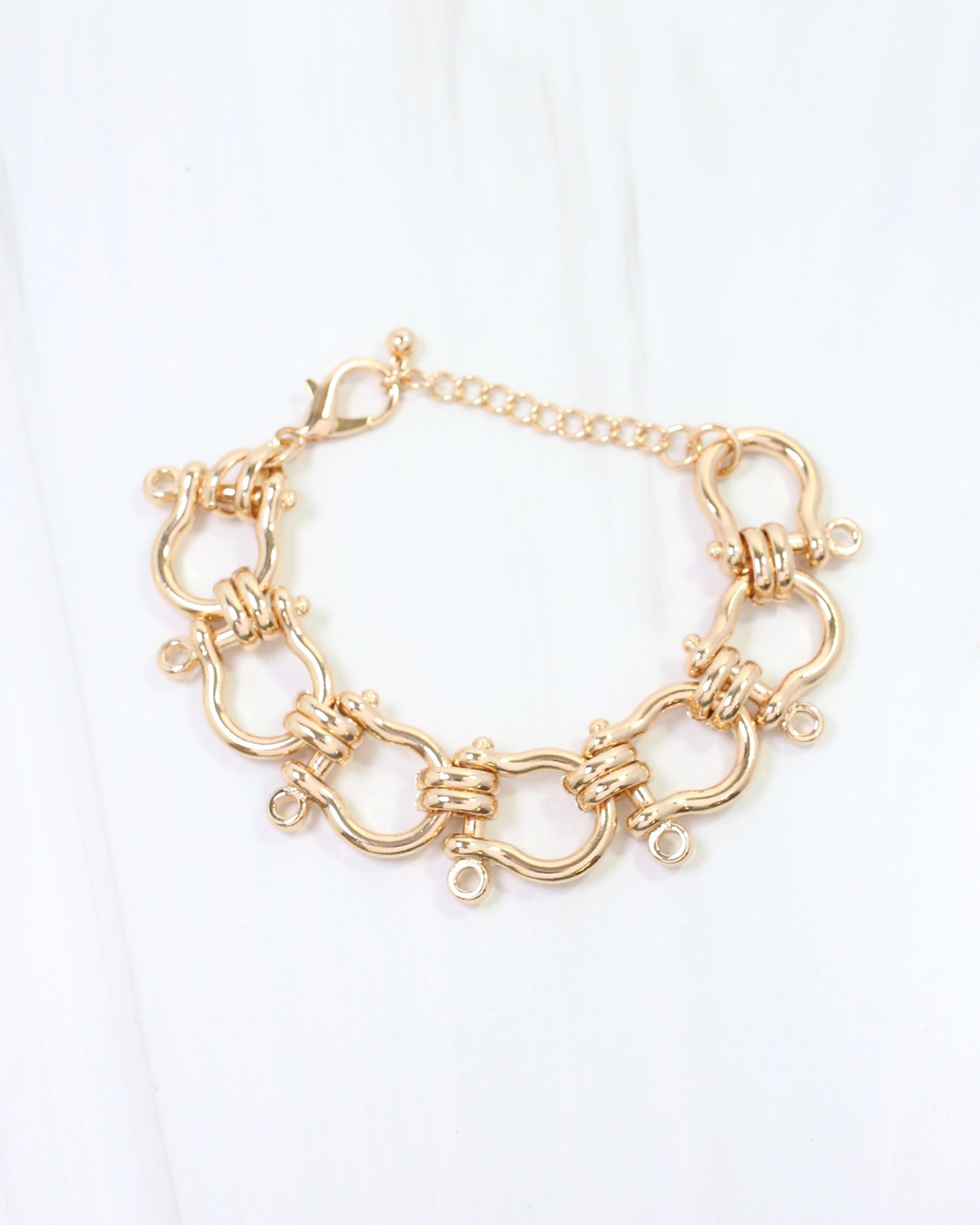 Cannady Horsebit Bracelet WR Gold