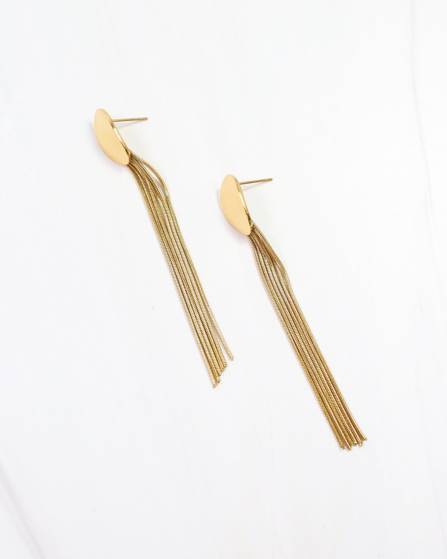 Boulder Dangle Earring Gold