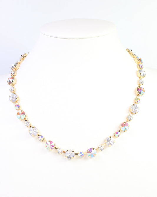 Tillman Rhinestone Necklace Clear AB