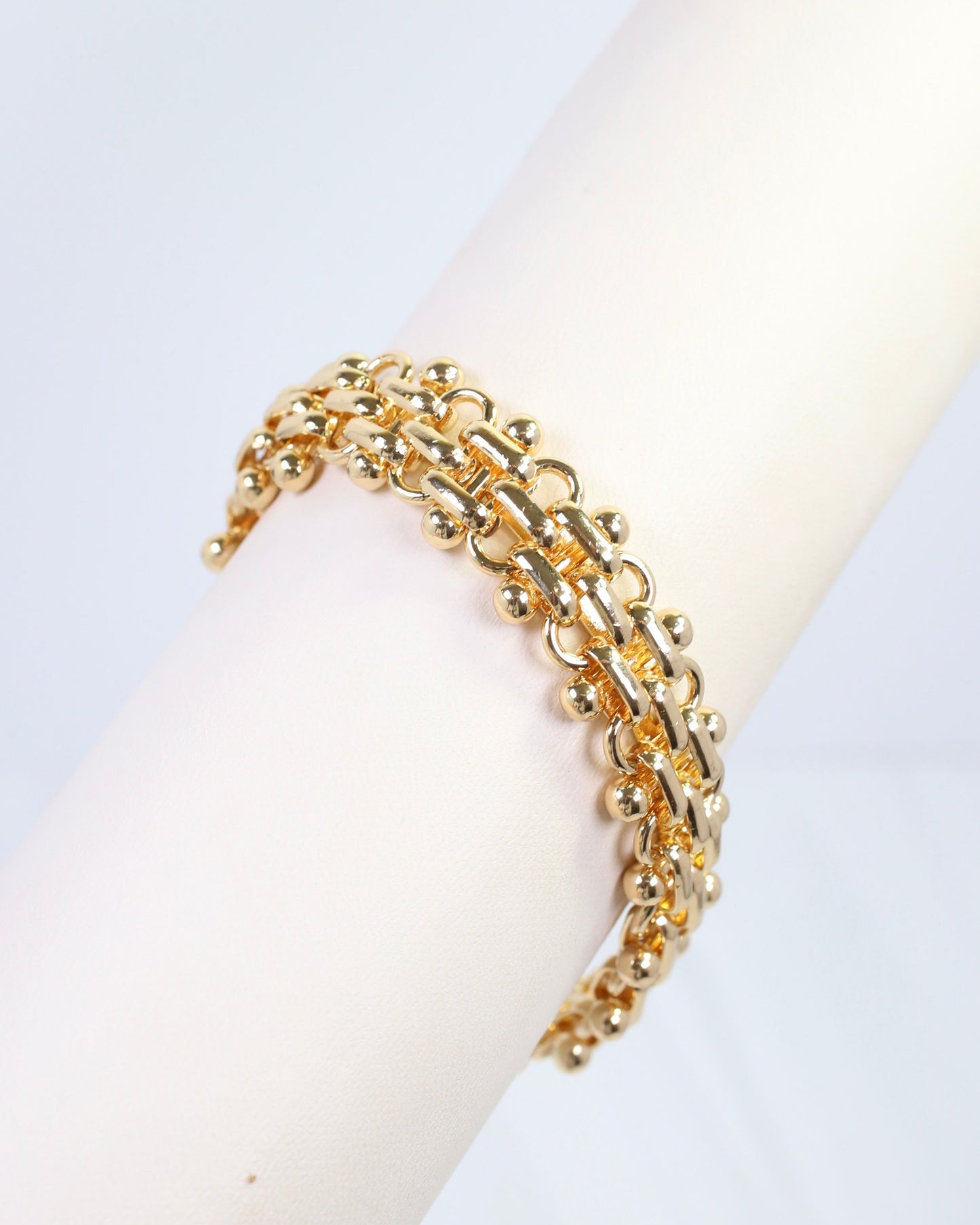 Ally Intricate Chain Bracelet Gold