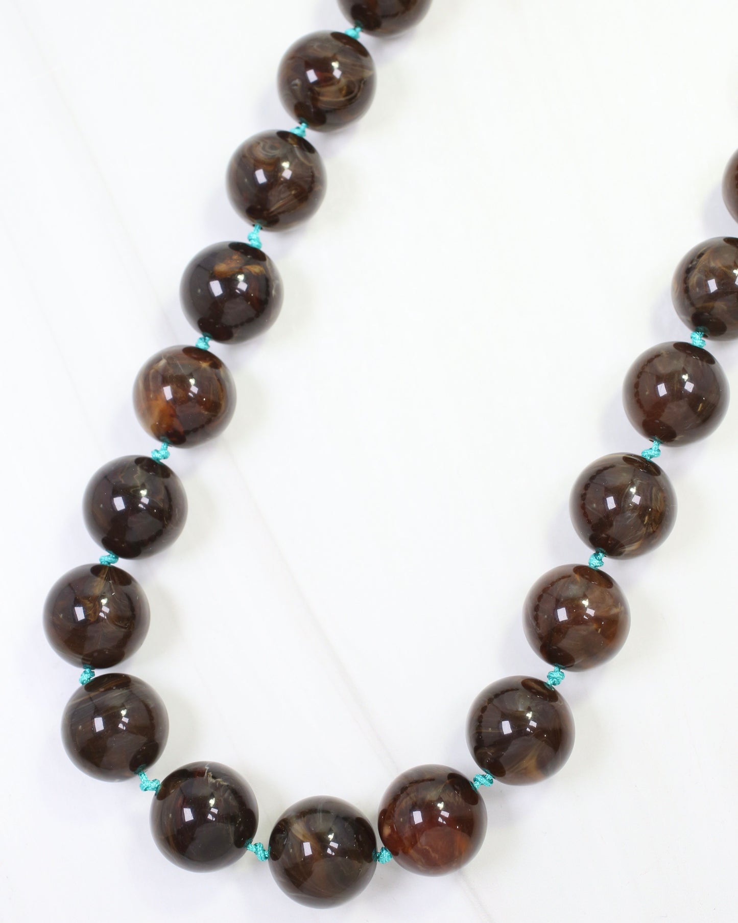 Deermont Beaded Necklace Brown