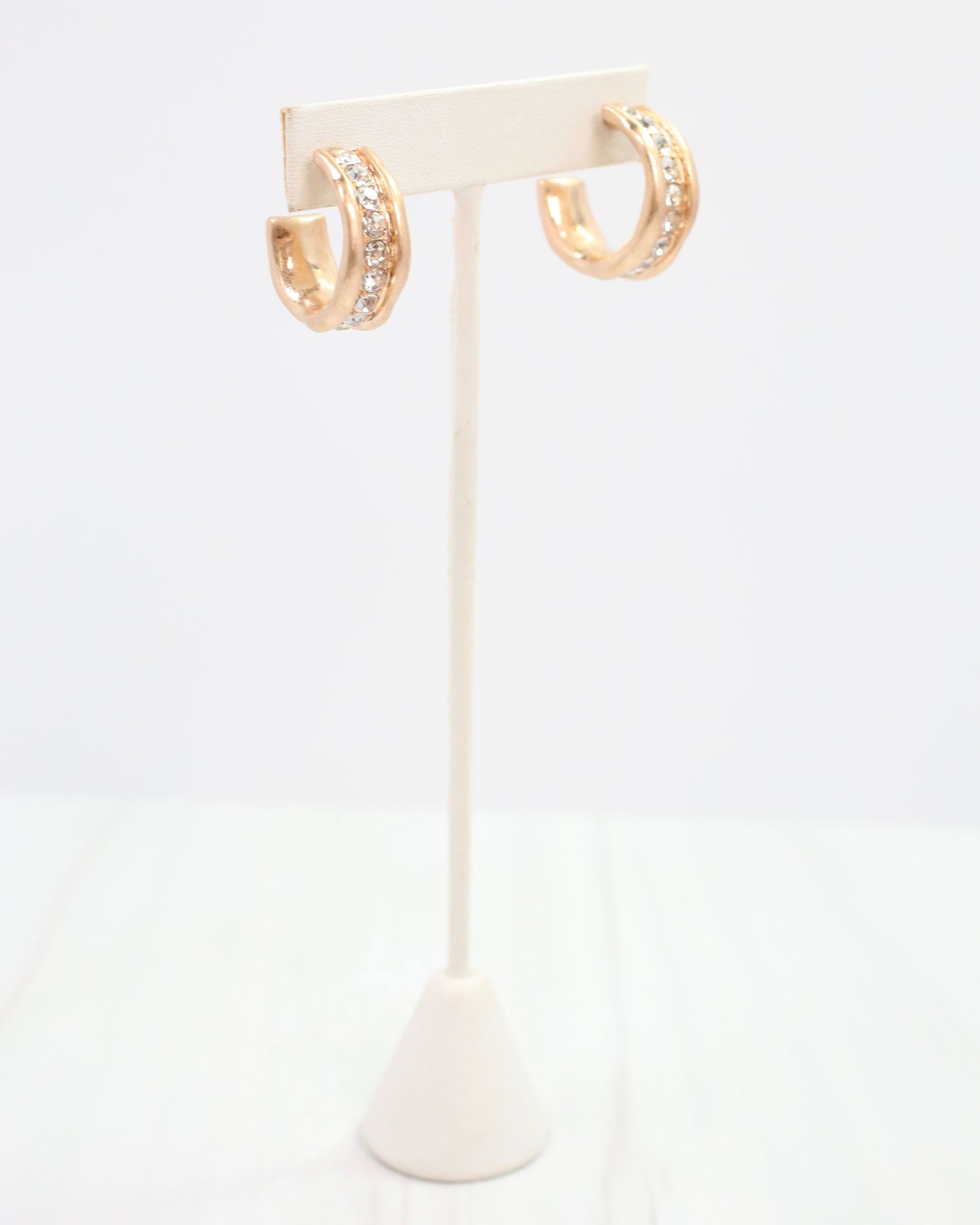 Katarina Hoop Earring Worn Gold