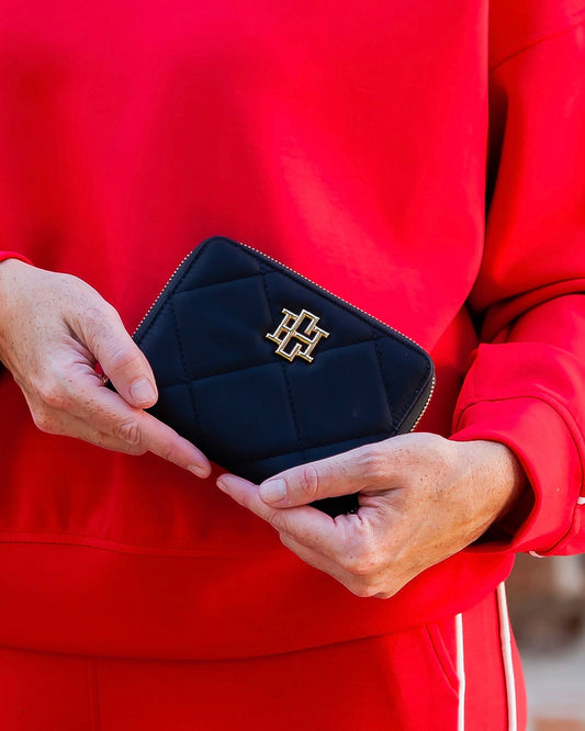 Paige Passport Holder Black Nylon