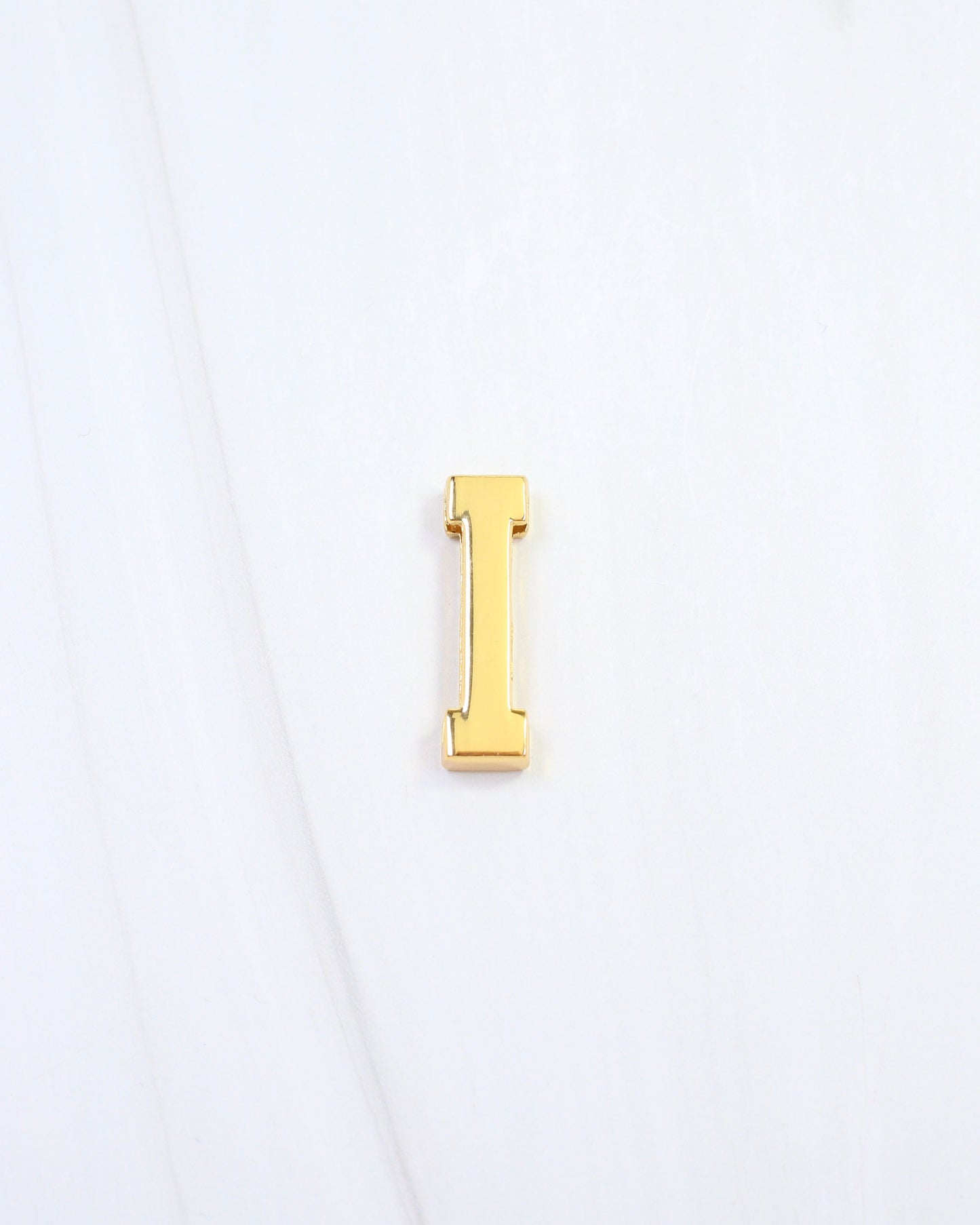 Arlett Initial Scarf Slide I Gold