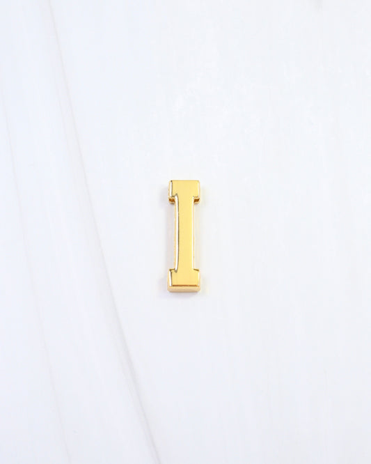 Arlett Initial Scarf Slide I Gold