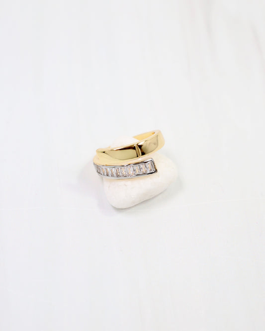 Lynn CZ Embellished Ring Gold