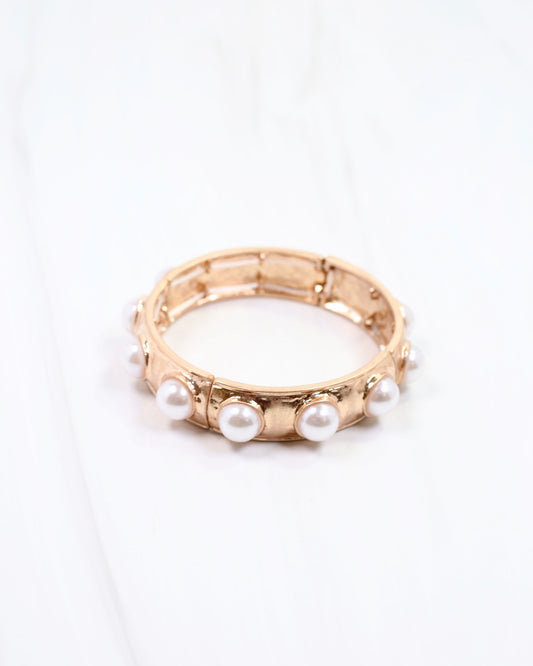 Reagan Stretch Bracelet Gold