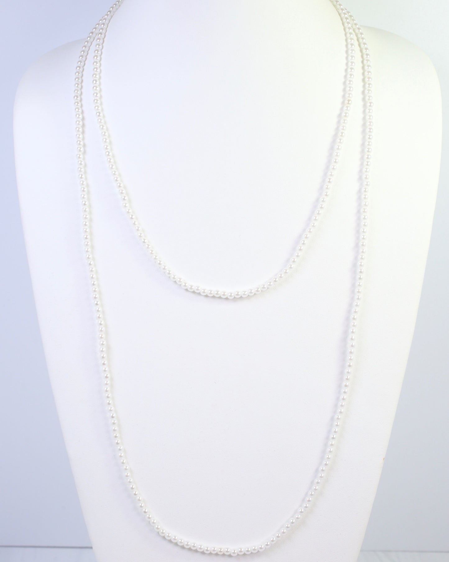 Gulfport Layered Pearl Necklace Cream
